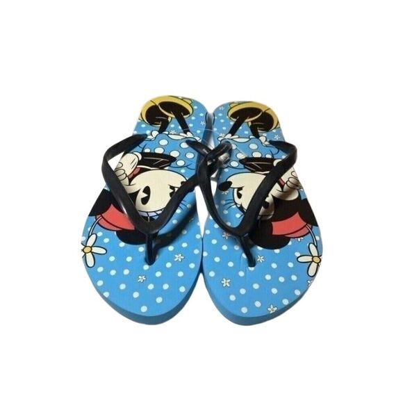 Disney Mickey Mouse Blue Flip Flops size 11 new - Picture 10 of 10